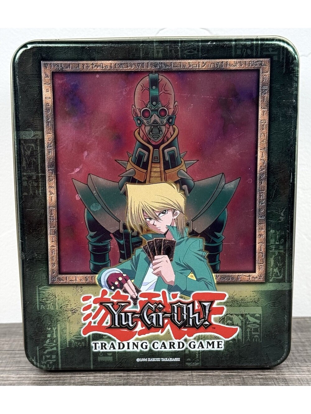 Yu-Gi-Oh Joey Wheeler Collectible Tin Empty 2002 Konami Upper Deck Trading Card